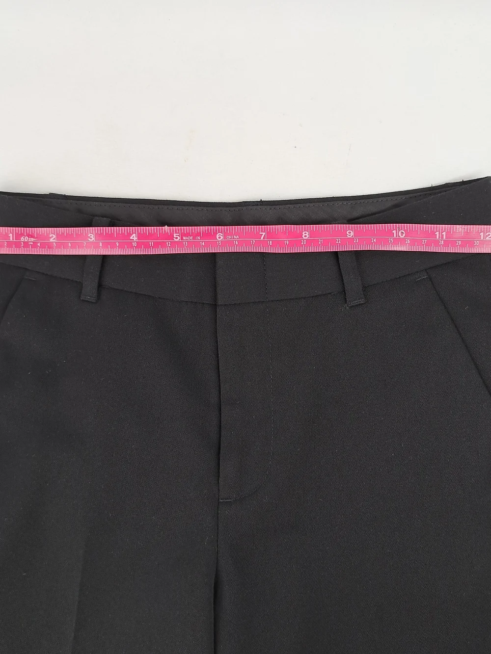 Calvin Klein Boys Size 8R Black Dress Pants  Polyester Rayo